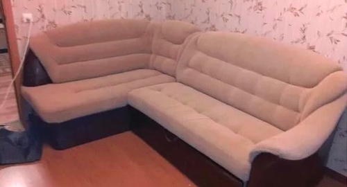 Перетяжка углового дивана. Балтийская